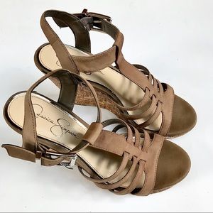 Jessica Simpson Bristol Ankle Strap Platform Wedge